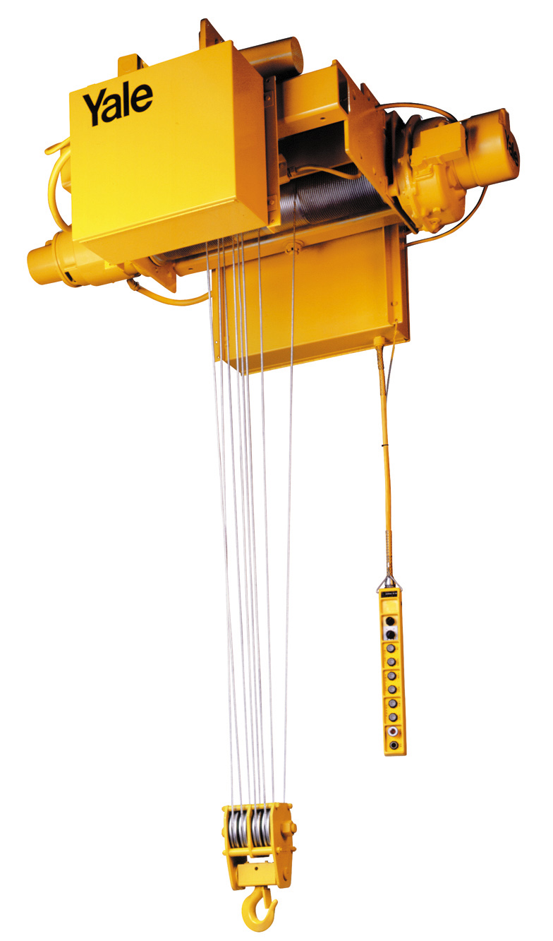 Yale Cable King Monorail and Base Mount Hoist (Single Reeved)